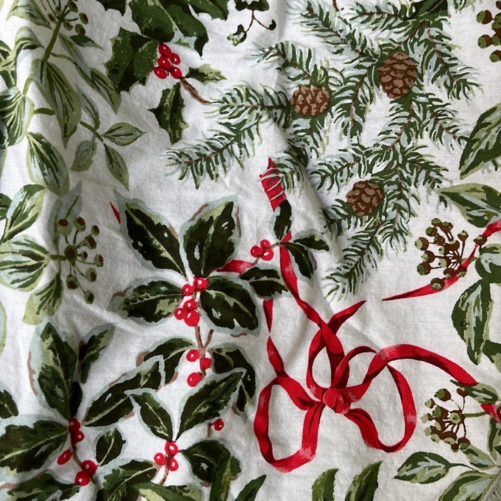 Laura Ashley Holiday King Size Comforter Set